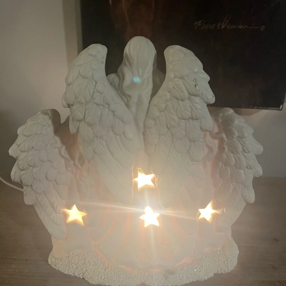JCPenney Angelic Holiday Light Decor - Gold‎ and Cream